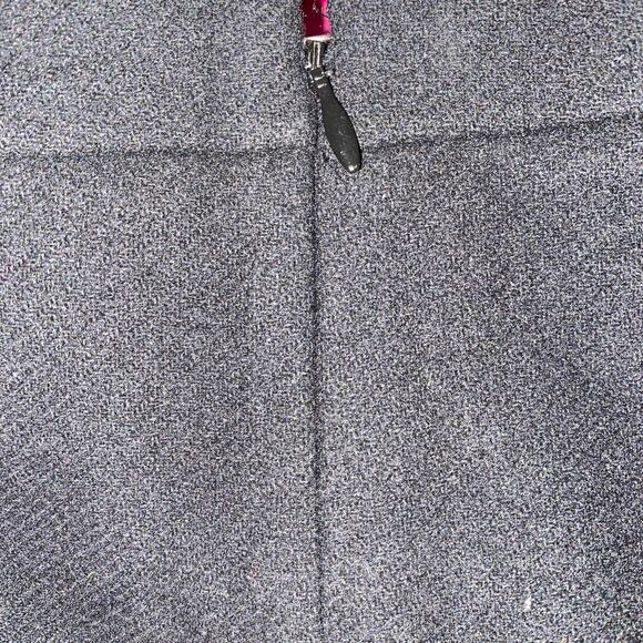 J. Crew Black White Herringbone Wool Pencil Straight Mini Skirt Women's Size 2 - Picture 7 of 8